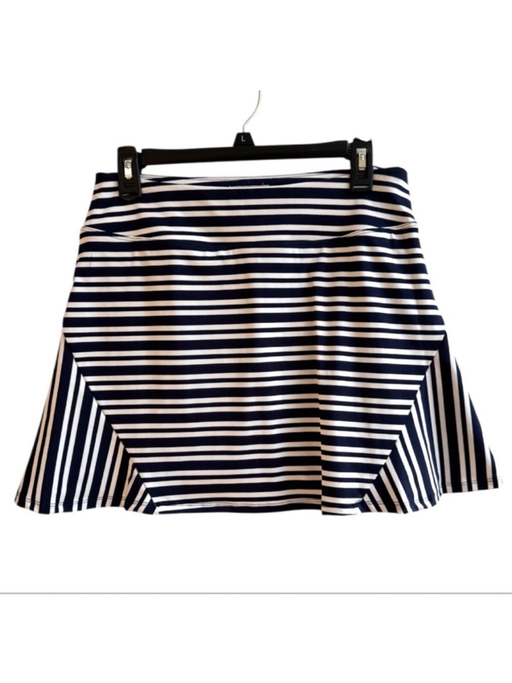 Tommy Bahama Navy and White Striped Skirt Inbuilt Shorts